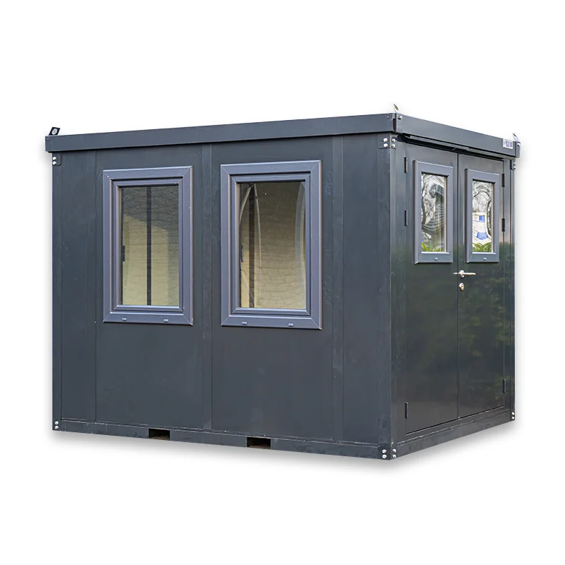 Conteneur bureau anthracite 3x2m avec double porte