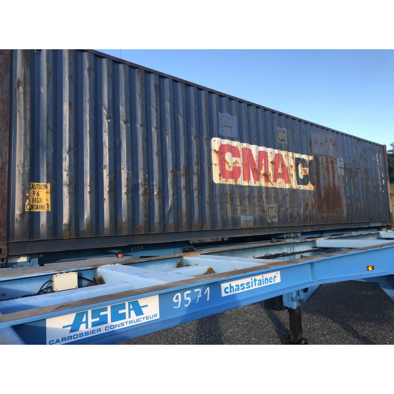 Container High Cube Pallet Wide 40 Pieds Occasion (Classe C)